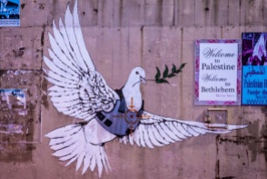 The Armoured Dove - by Bansky